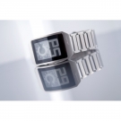 часы Phosphor Digital Hour E-ink на электронных чернилах, металлический браслет. DH03