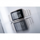 часы Phosphor Digital Hour E-ink на электронных чернилах, металлический браслет. DH03