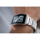 часы Phosphor Digital Hour E-ink на электронных чернилах, металлический браслет. DH03