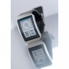 Часы Phosphor Digital Hour E-ink на электронных чернилах, полимерный браслет. DH01