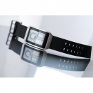 Часы Phosphor Digital Hour E-ink на электронных чернилах, полимерный браслет. DH01