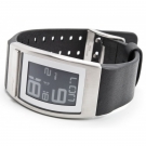 Наручные часы Phosphor World Time E-ink на электронных чернилах, кожаный ремень. WC03